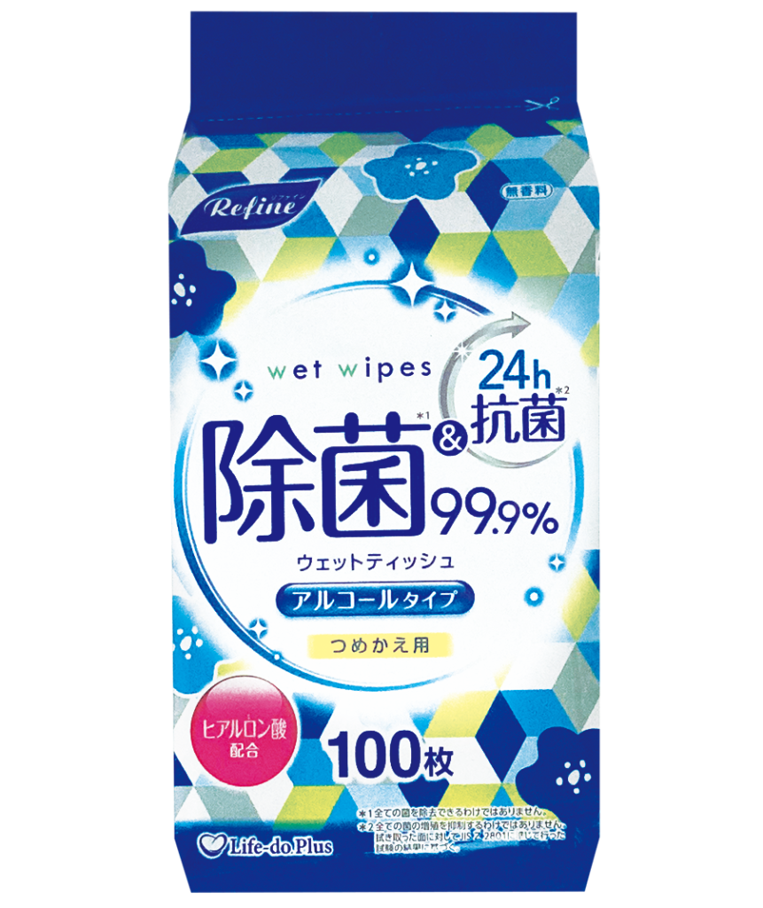 リファイン アルコール除菌 ボトルつめかえ １００枚入