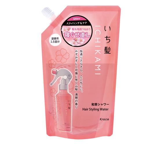 いち髪 髪＆地肌うるおう寝ぐせ直し和草シャワー 詰替用 375mL