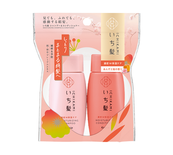 いち髪 濃密W保湿ケア シャンプー＆コンディショナー ミニセット 40mL＋40g