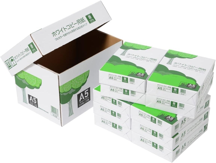 ＡＰＰＪ　高白色コピー用紙　Ａ５　５００枚