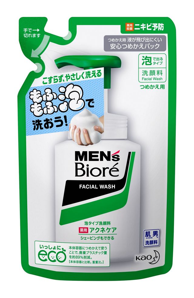 メンズビオレ　泡タイプ薬用アクネケア洗顔　つめかえ用