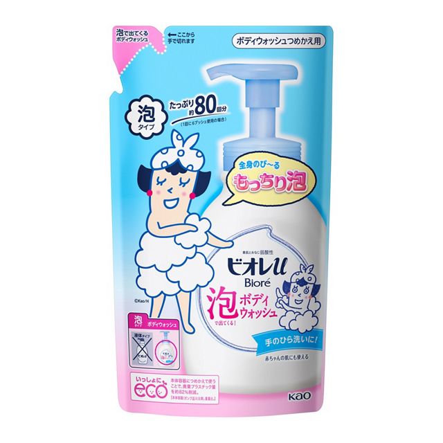 ビオレｕ泡で出てくるボディウォッシュ　つめかえ用