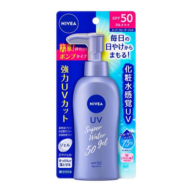 ニベアＵＶ　ウォータージェル　ＳＰＦ５０　ポンプ