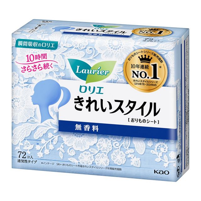 ロリエ　きれいスタイル　無香料７２コ入