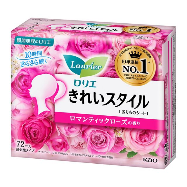 ロリエ　きれいスタイル　ロマンティックローズ７２コ入