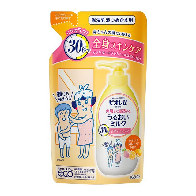 ビオレｕ角層まで浸透するうるおいミルクフルーツ　つめかえ用