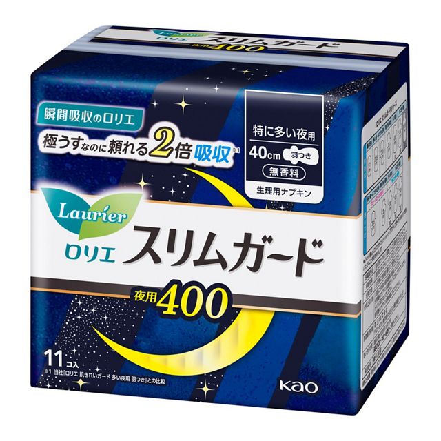 ロリエスリムガード　特に多い夜用４００　１１コ入
