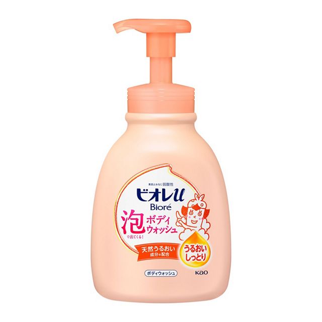 ビオレｕ泡で出てくるボディウォッシュ　うるおいしっとり　ポンプ