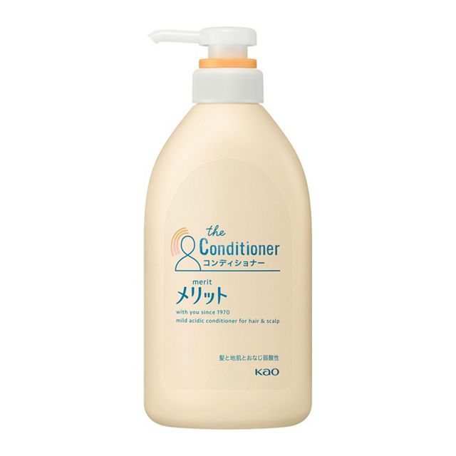 【在庫限り】メリット　コンディショナー　ポンプ　４８０ｍｌ