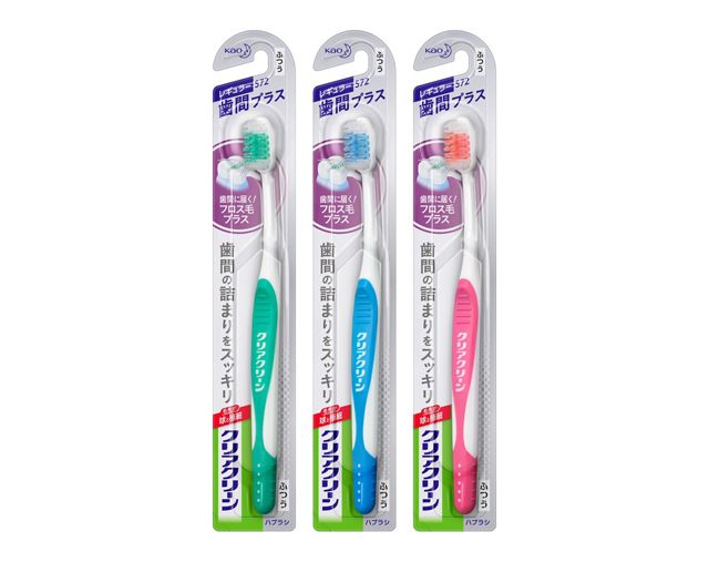 クリアクリーンハブラシ　歯間プラス　レギュラーふつう