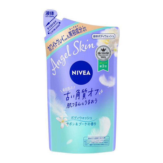 ニベア　エンジェルスキンＢＷ　サボン＆ブーケ　つめかえ用