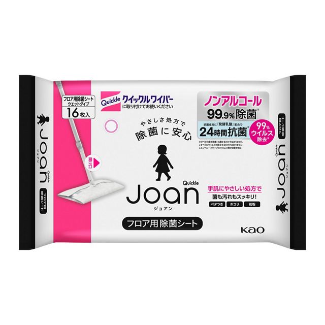 クイックル　Ｊｏａｎ　フロア用除菌シート１６枚