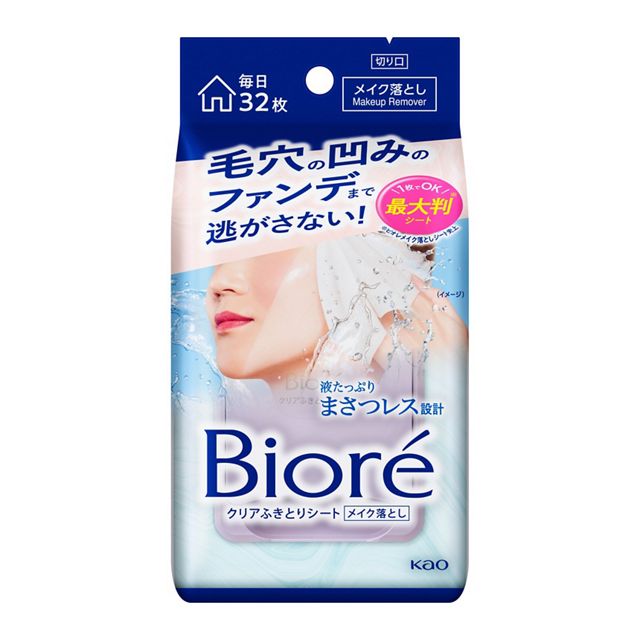 ビオレ　クリアふきとりシート　３２枚入り