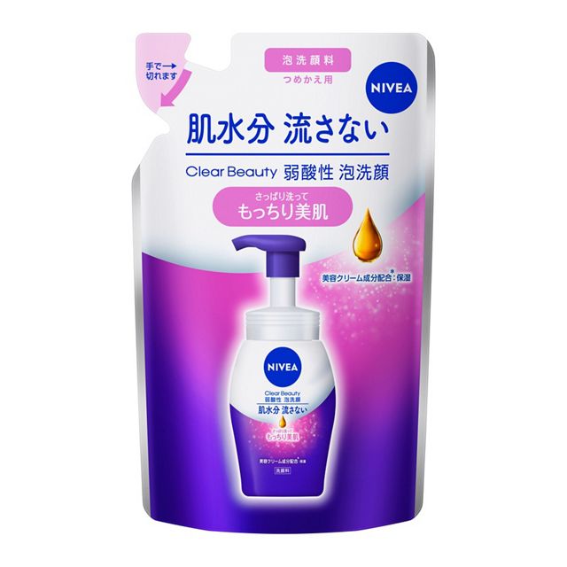 ニベア　クリームケア　泡洗顔料　替