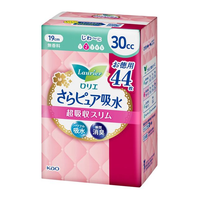 ロリエ　さらピュア吸水　超吸水スリム　３０ｃｃスーパージャンボ