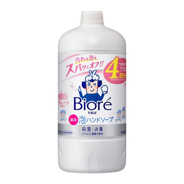 ビオレｕ　泡ハンドソープ　フルーツ　つめかえ用７７０ｍｌ