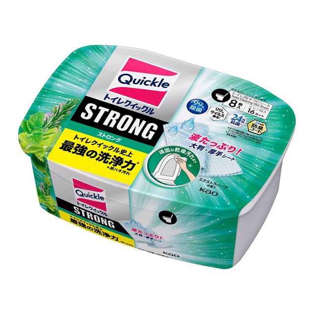 トイレクイックル　ＳＴＲＯＮＧ　エクストラハーブ　容器入