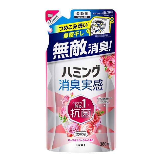 【在庫限り】ハミング消臭実感　ローズフローラル　つめかえ用