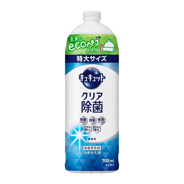キュキュット　クリア除菌　つめかえ用７００ｍｌ
