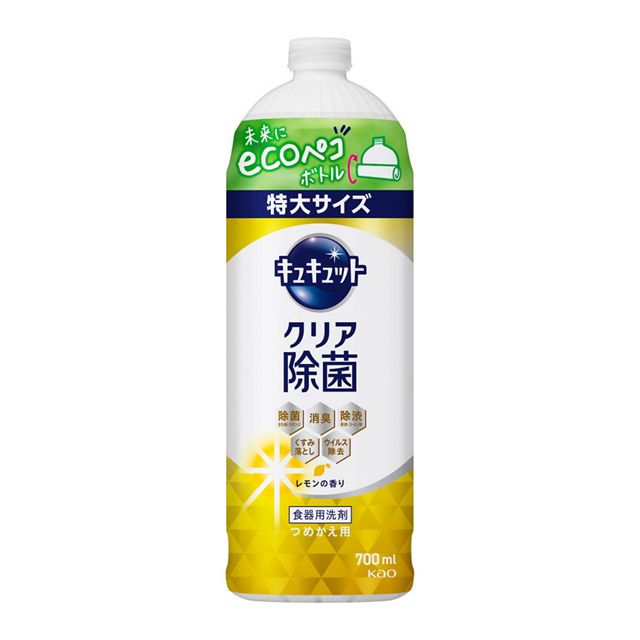 キュキュット　クリア除菌　レモン　つめかえ用７００ｍｌ