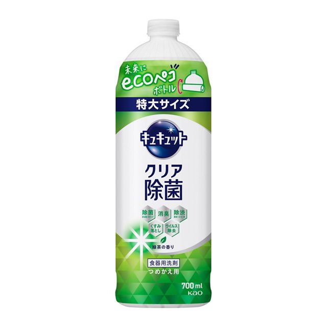 キュキュット　クリア除菌　緑茶　つめかえ用７００ｍｌ
