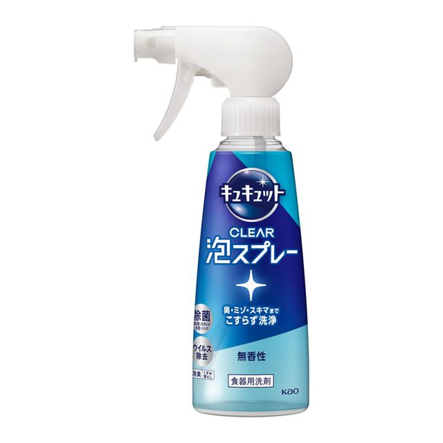 キュキュット　ＣＬＥＡＲ泡スプレー　無香性　本体