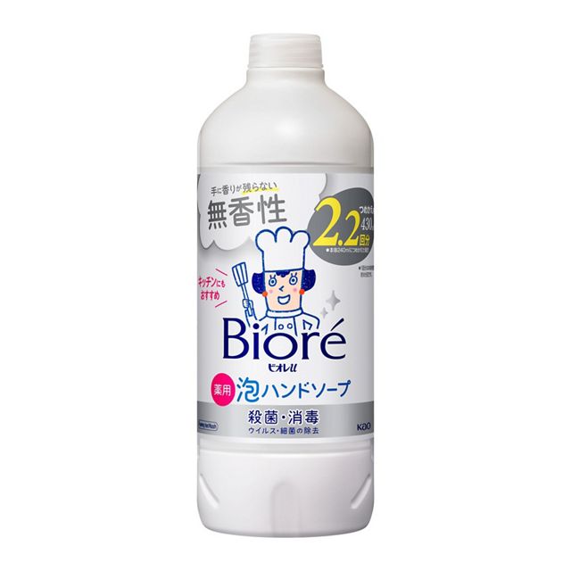 ビオレｕ　泡ハンドソープ　無香性　つめかえ用　