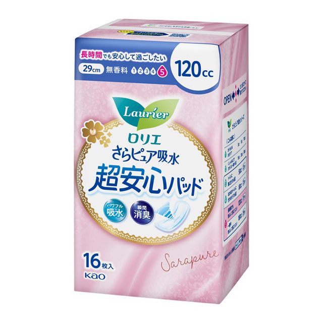 ロリエ　さらピュア吸水　超安心パッド　１２０ｃｃ
