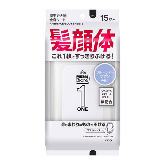 メンズビオレ　ＯＮＥ　シート　フルーティーサボン