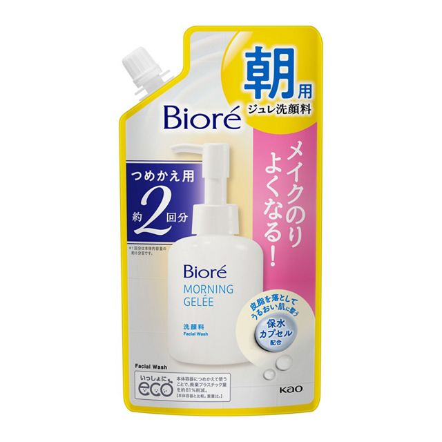 ビオレ　朝用ジュレ洗顔料　つめかえ用２回分　１６０ｍｌ