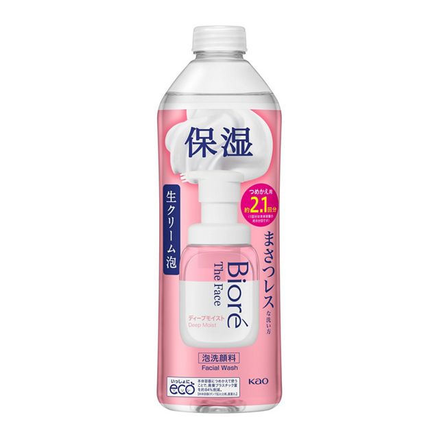 ビオレ　ザフェイス　泡洗顔料　ディープモイスト　つめかえ用