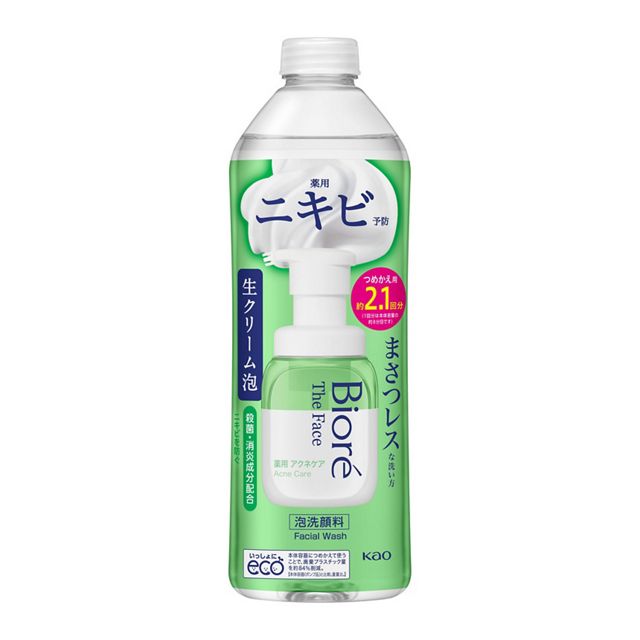ビオレ　ザフェイス　泡洗顔料　アクネケア　つめかえ用