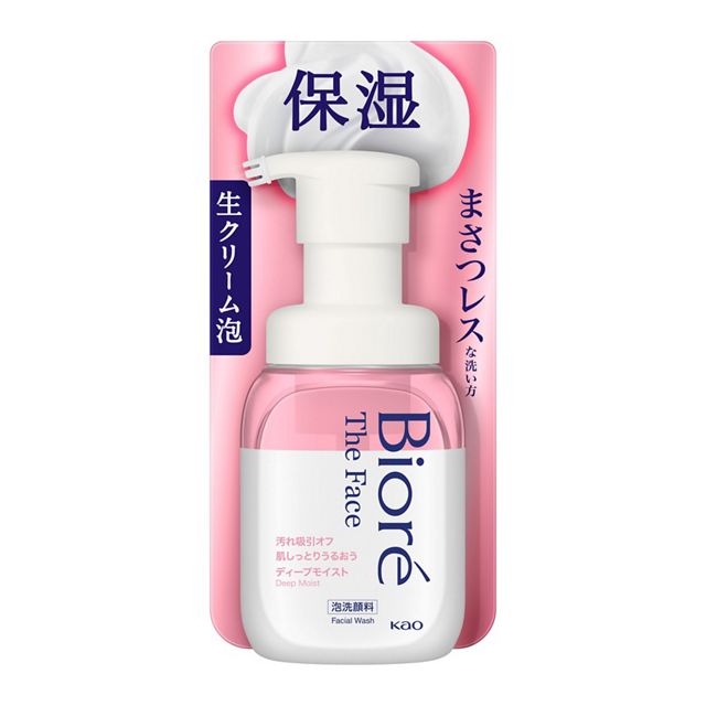 ビオレ　ザフェイス　泡洗顔料　ディープモイスト　本体