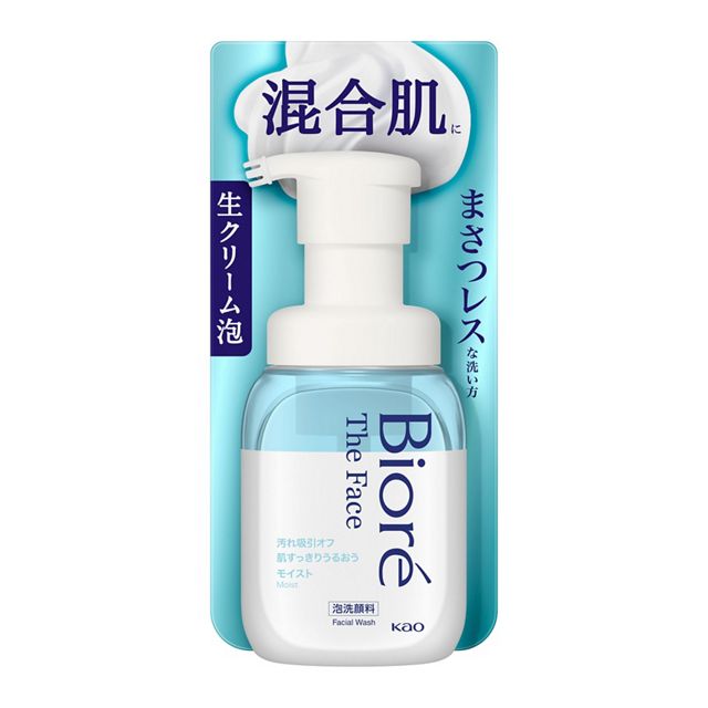 ビオレ　ザフェイス　泡洗顔料　モイスト　本体　２００ｍｌ