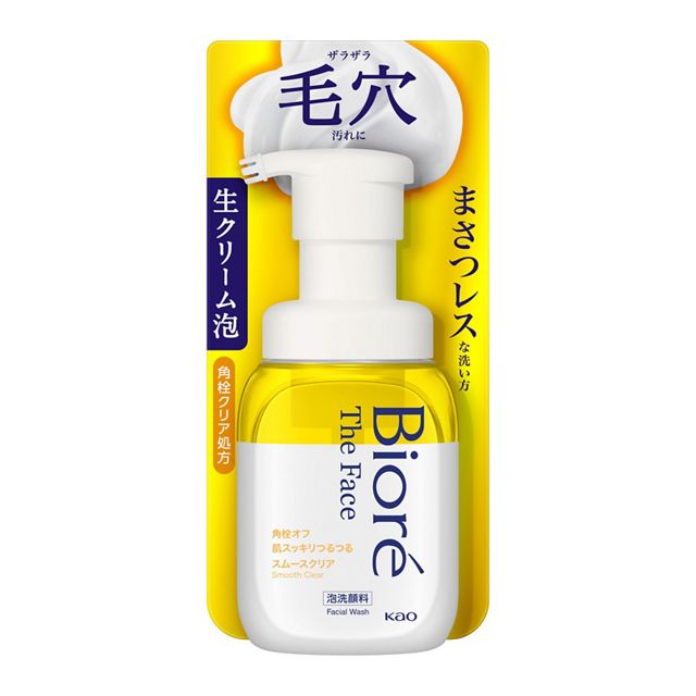 ビオレ　ザフェイス　泡洗顔料　スムースクリア　本体