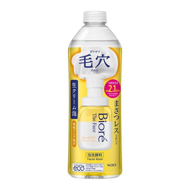 ビオレ　ザフェイス　泡洗顔料　スムースクリア　つめかえ用