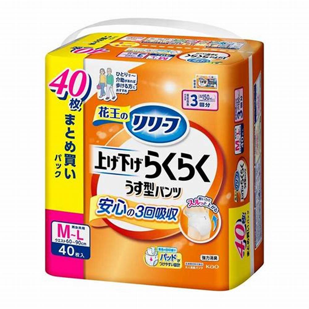 リリーフ　パンツタイプ　上げ下げらくらくうす型パンツ　３回分　ＭーＬ