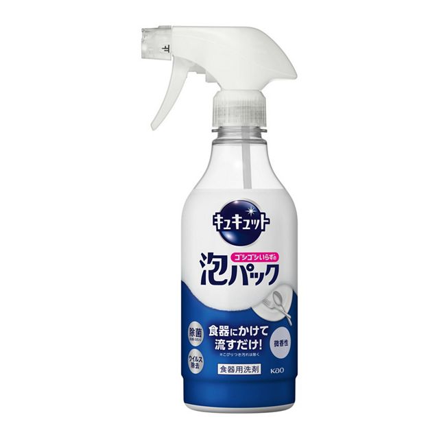 キュキュット　ゴシゴシいらずの泡パック　微香性　本体　４３０ｍｌ