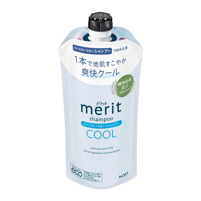 メリット　リンスのいらないシャンプークール　つめかえ用　３２０ｍｌ