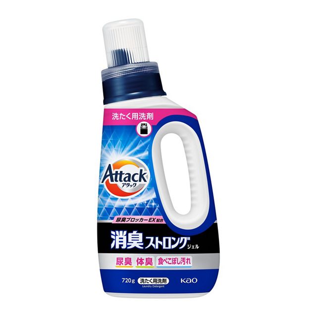 アタック消臭ストロングジェル　本体　７２０ｇ　つめかえ用１１５０ｇ