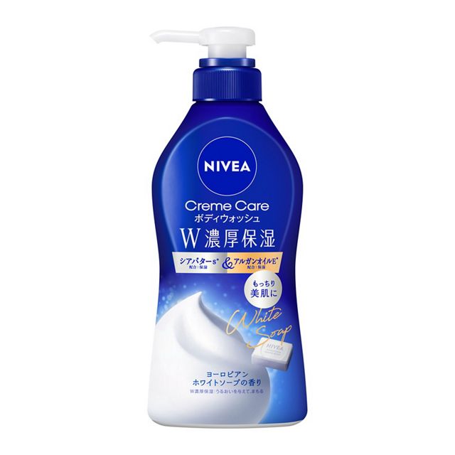 ニベア　クリームケアＢＷ　Ｗ濃厚保湿　ヨーロピアンソープ　ポンプ　４６０ｍｌ