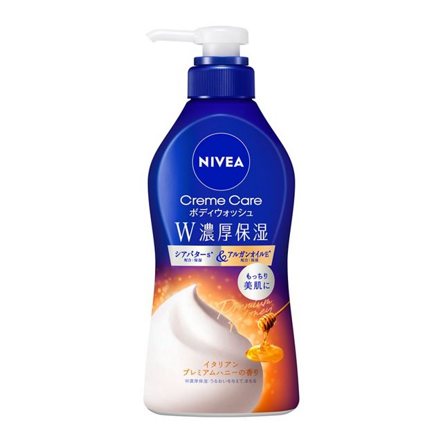 ニベア　クリームケアＢＷ　Ｗ濃厚保湿　イタリアンハニー　ポンプ　４６０ｍｌ