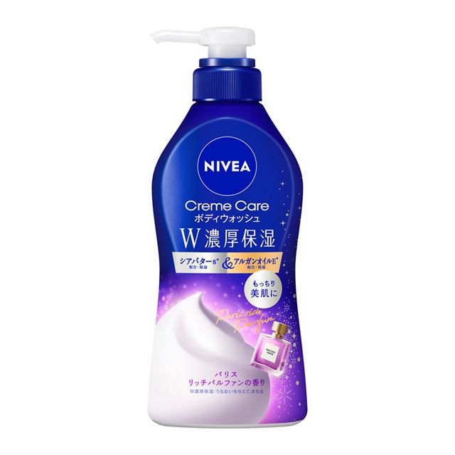 ニベア　クリームケアＢＷ　Ｗ濃厚保湿　パリスパルファン　ポンプ　４６０ｍｌ