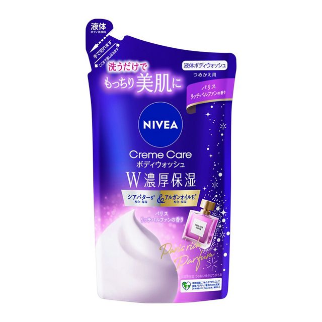 ニベア　クリームケアＢＷ　Ｗ濃厚保湿　パリスパルファン　つめかえ用　３４０ｍｌ