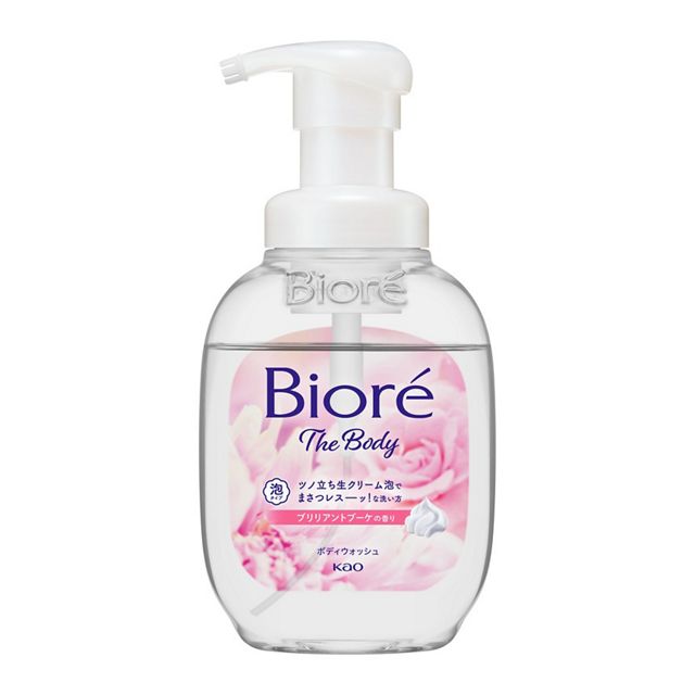 ビオレ　ザボディ　泡タイプ　ブリリアントブーケ　ポンプ　５４０ｍｌ