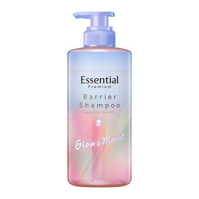 エッセンシャル　プレミアム　うるおいバリアシャンプー　グロウ＆モイスト　ポンプ　４５０ｍｌ