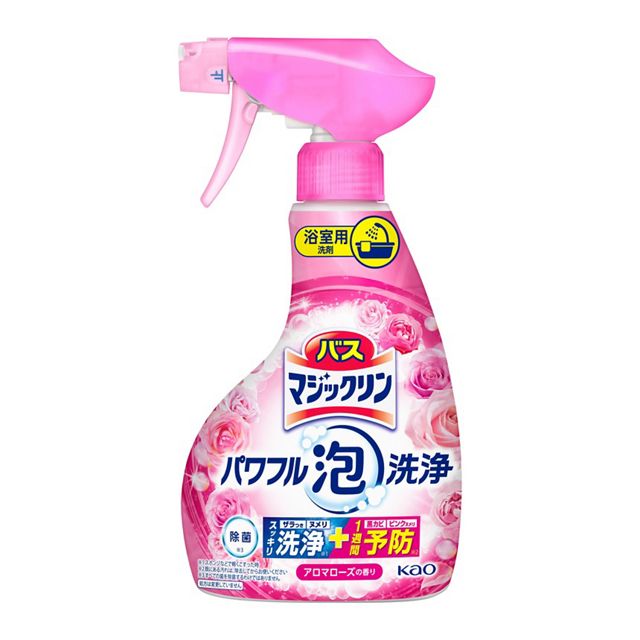 バスマジックリン　パワフル泡洗浄　アロマローズの香り