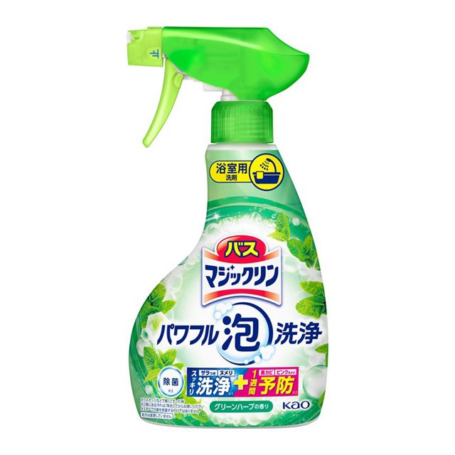 バスマジックリン　パワフル泡洗浄　グリーンハーブの香り