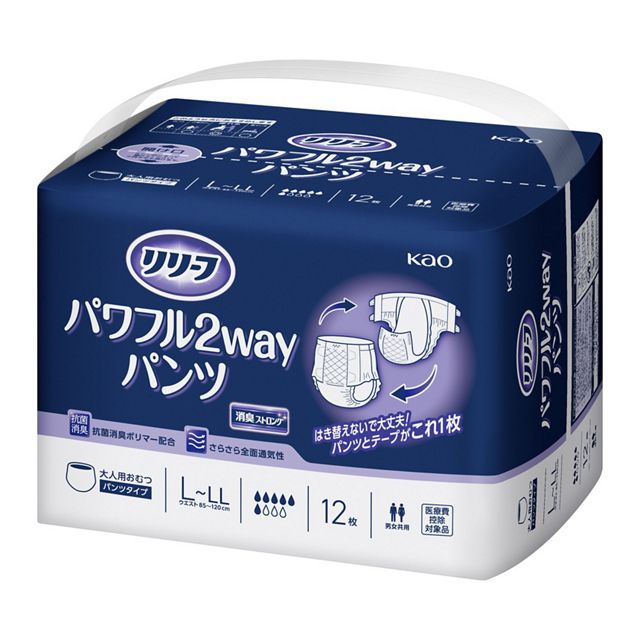 リリーフパワフル２ｗａｙパンツＬＬ　１２枚
