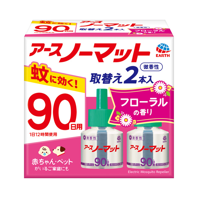 アースノーマット　取替えボトル９０日用　微香性　２本入